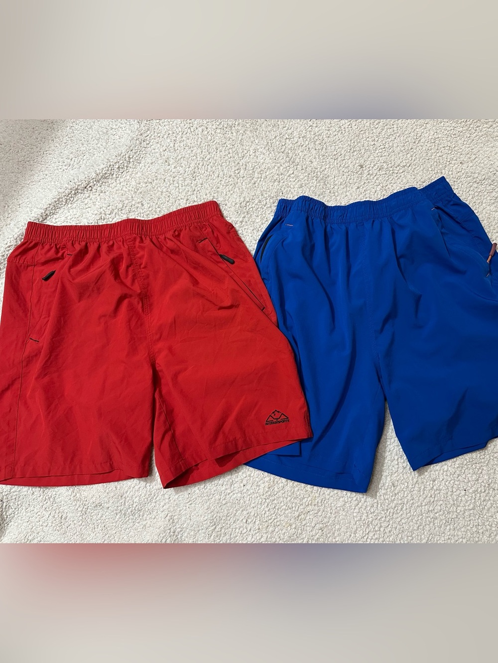 2 Pairs of Men’s Outdoor Sports Shorts,L